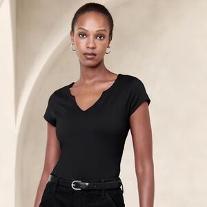 Brand New Black Banana Republic Body Suit M
